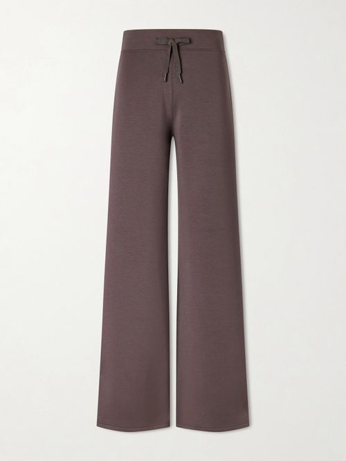 Airessentials Stretch-jersey Wide-leg Sweatpants - Brown