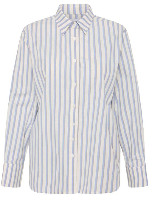 Philippe striped cotton shirt - White