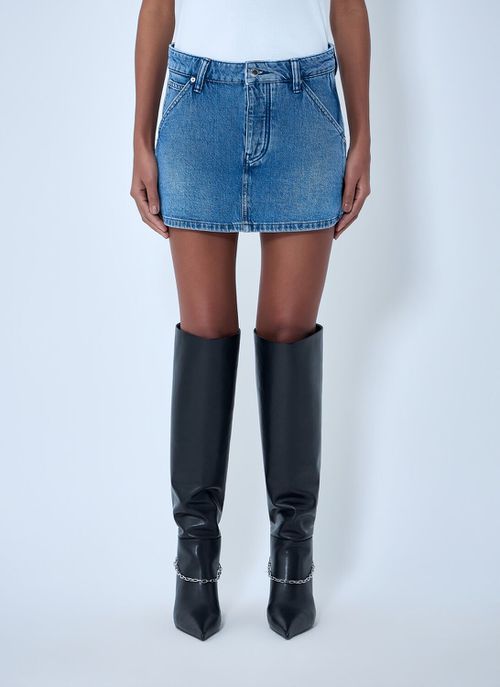 Denim Mini Skirt