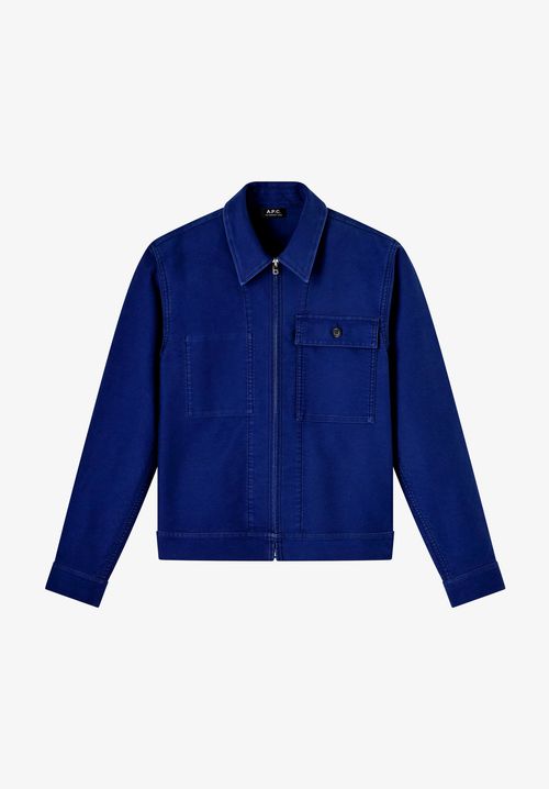 A. P.C. Men's Victor jacket Size: Extra Small in Marine blue