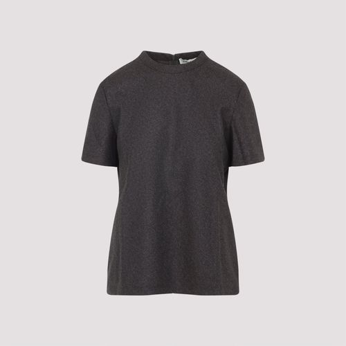 Fitted Virgin Wool T-shirt
