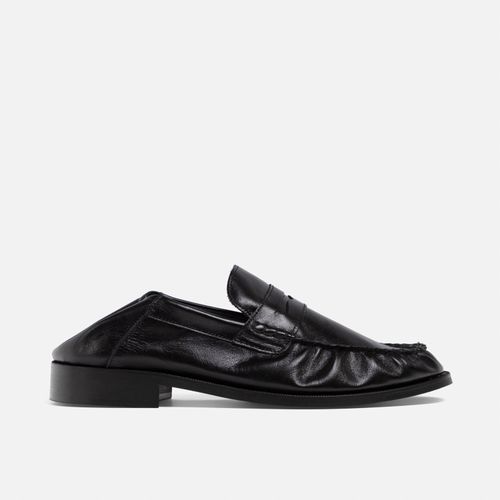 Men's CB Black Foldable Ruched Loafer