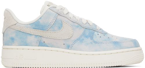 Gray & Blue Air Force 1 '07 SE Sneakers
