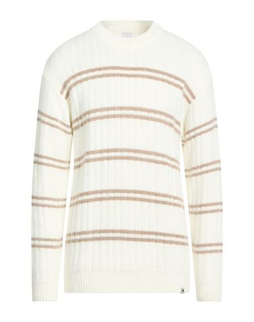 Man Sweater Ivory Size L Acrylic, Wool