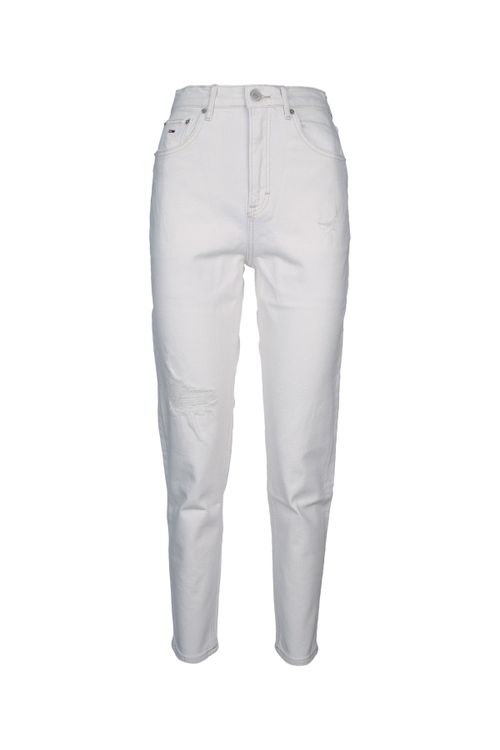 Regenerative Cotton Blend Jeans — White
