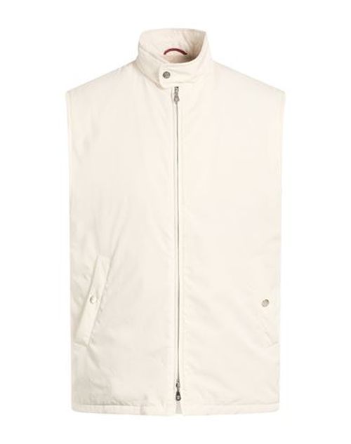 Man Vest Ivory Size 40 Polyester, Polyamide