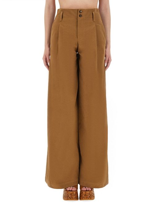 Organic Cotton Wide-leg Pants