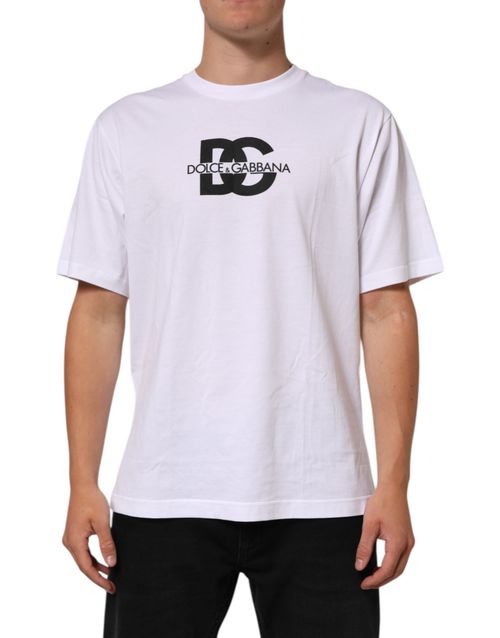 Logo-Print Cotton T-Shirt — White