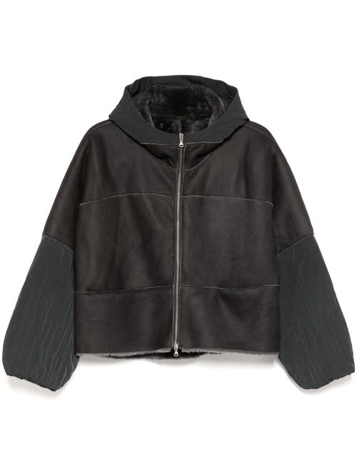 Zip-up hood jacket - Grey