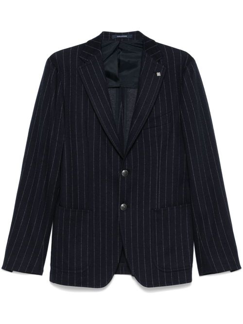 Pinstriped blazer - Blue
