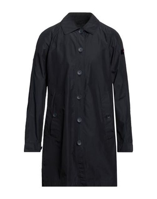 Woman Overcoat & Trench Coat Midnight blue Size 14 Cotton, Polyamide