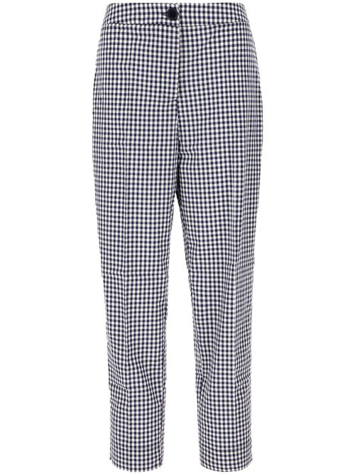 Checked trousers - Black