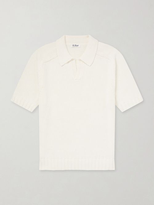 Knitted Cotton Polo Shirt