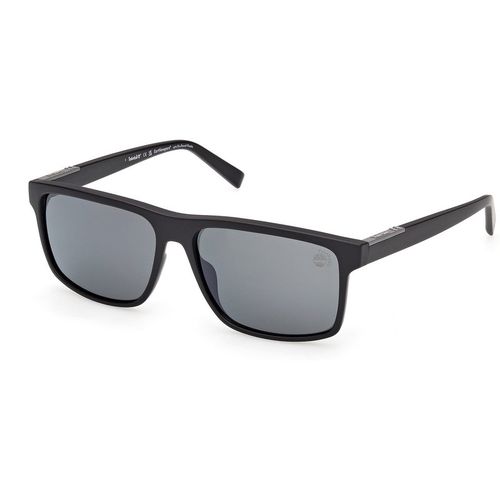Timberland Man Timberland TB00006 05D Sunglasses Injected Black Smoke Squared Polarized