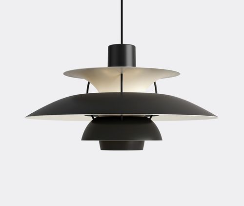 'ph 5' Pendant Light, Monochrome Black, Us Plug