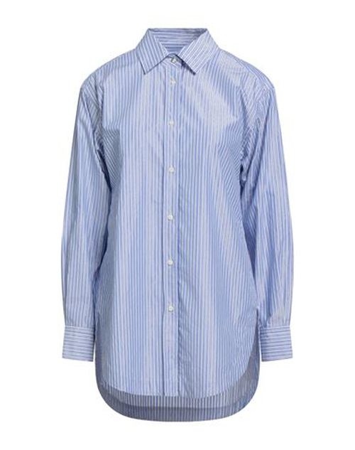 Woman Shirt Light blue Size 4 Cotton, Metallic fiber, Polyester