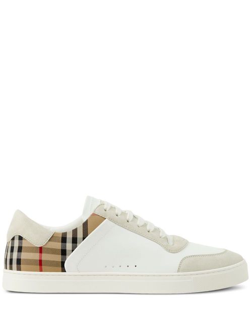 Vintage Check panelled sneakers