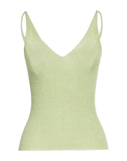 Woman Top Lime green Size M Polyester