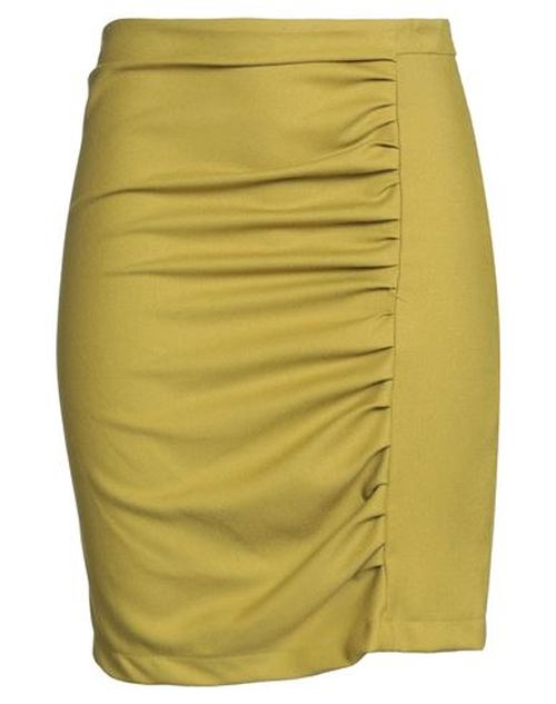 Marsēm Collection Woman Mini skirt Military green Size 6 Virgin Wool
