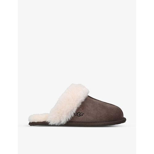 Womens Dark Brown Scuffette II Slippers 5