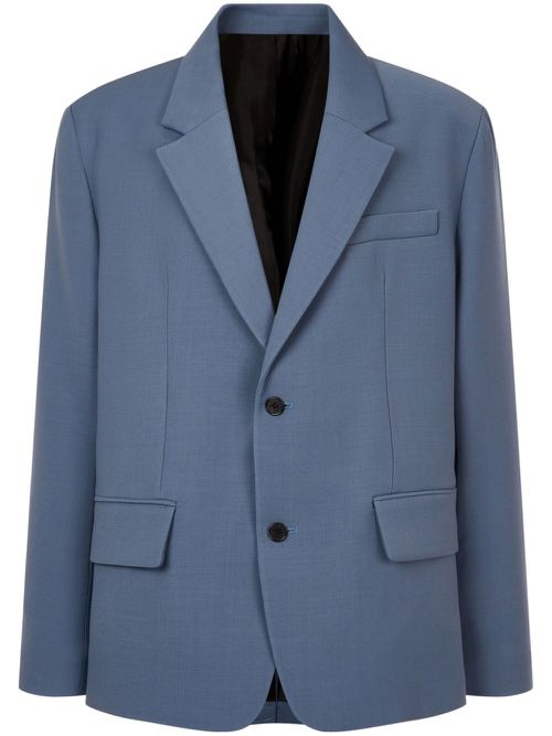 Single-breasted blazer - Blue