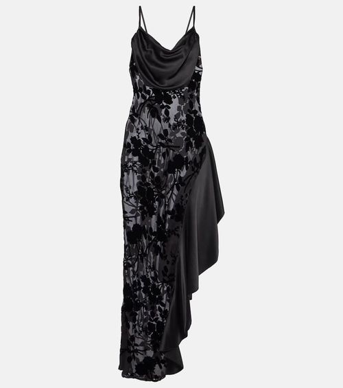 Asymmetrical bias slip dress