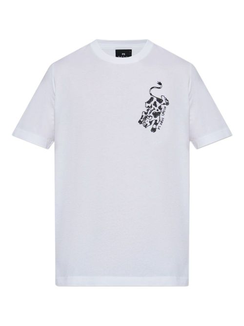 Graphic-print T-shirt - White
