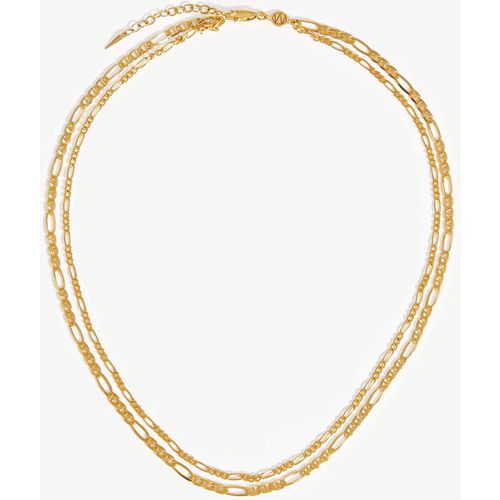 Filia Double Chain Necklace | Gold Vermei