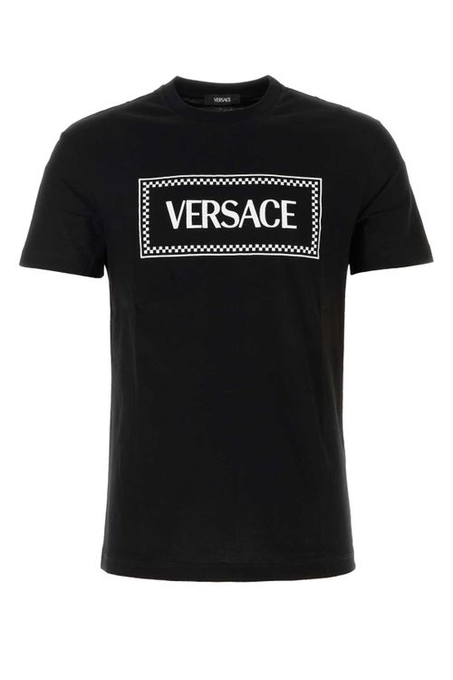 Logo-Embroidered T-Shirt — Black