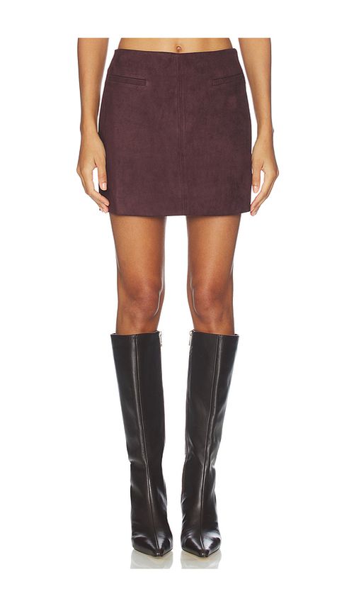 Astr the label minifalda laudine en color morado XL también en L, M