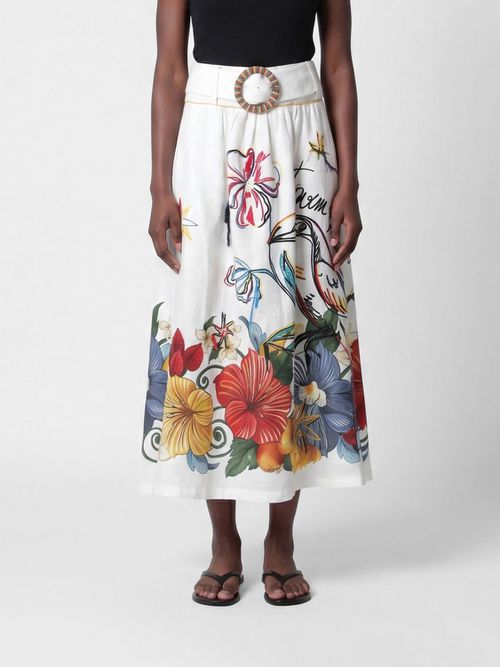Skirt Woman color White