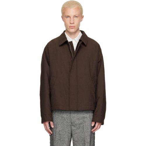 Brown Insulated Cotton Wool Jacket