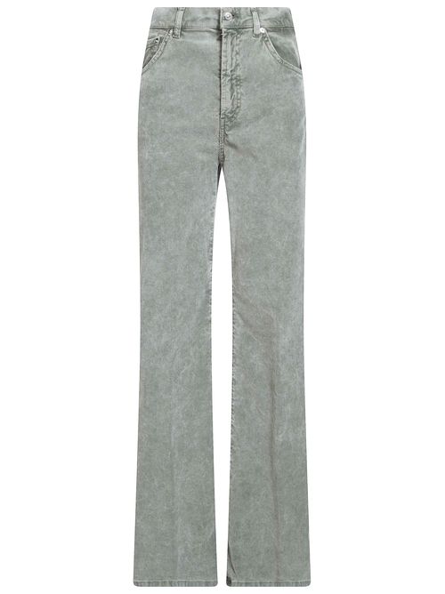 Amber Wide-Leg 5-Pocket Needlecord Jeans