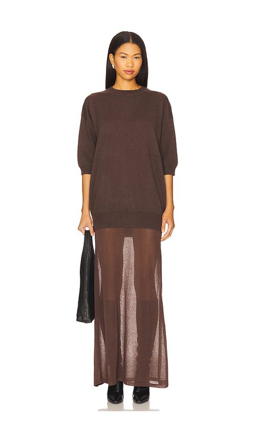 SER.O.YA Arwen Maxi Dress in Chocolate.  XS. Also in L, M, S