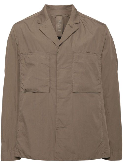 Pocket shirt jacket - Brown