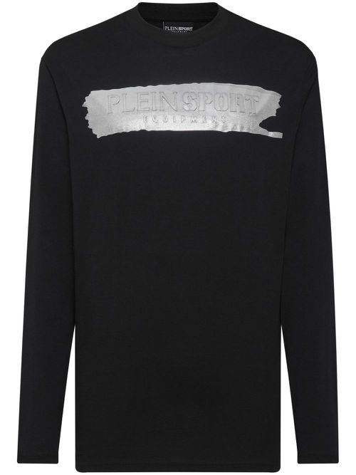Long-sleeve cotton T-shirt - Black