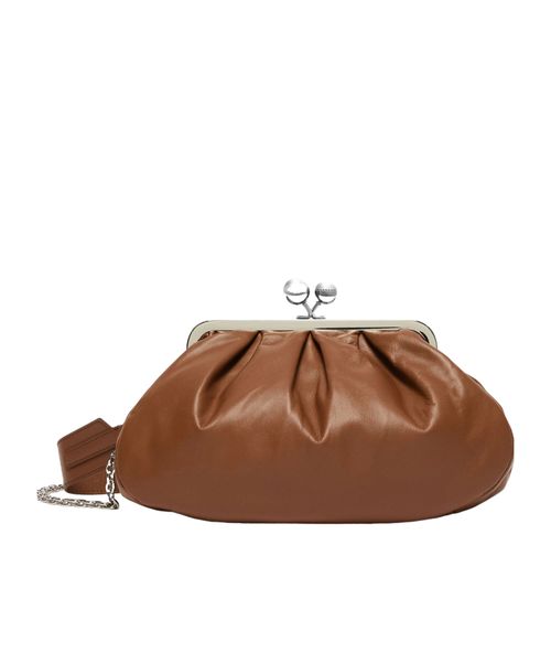 Medium sheepskin Pasticcino Bag - Black