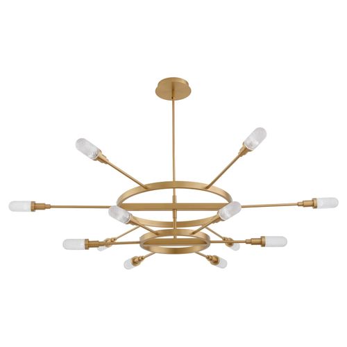 Aged Brass LED Chandelier from the Sperano Collection