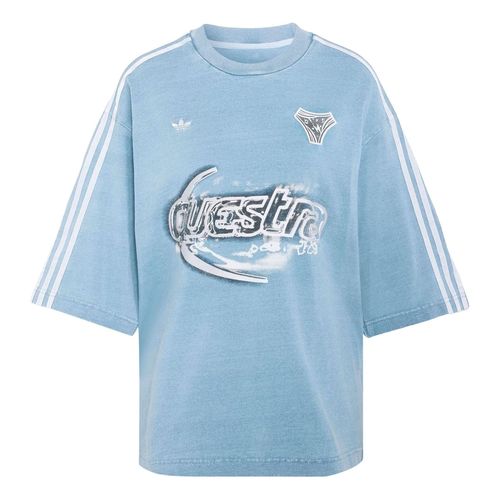 (WMNS) adilenium Season 5 Oversized Denim T-Shirt 'Light Blue'