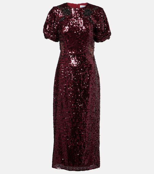 Sequined midi dress