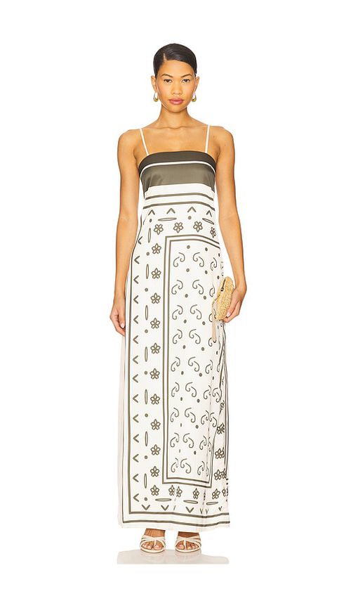 SNDYS MAXIKLEID SILAS in Ivory. Größe XS. Also in M