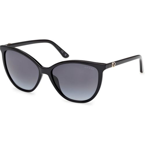 Guess Mujer Guess GU00256 01B Gafas de sol Inyectado Negro Fumar Cat Eye Norma