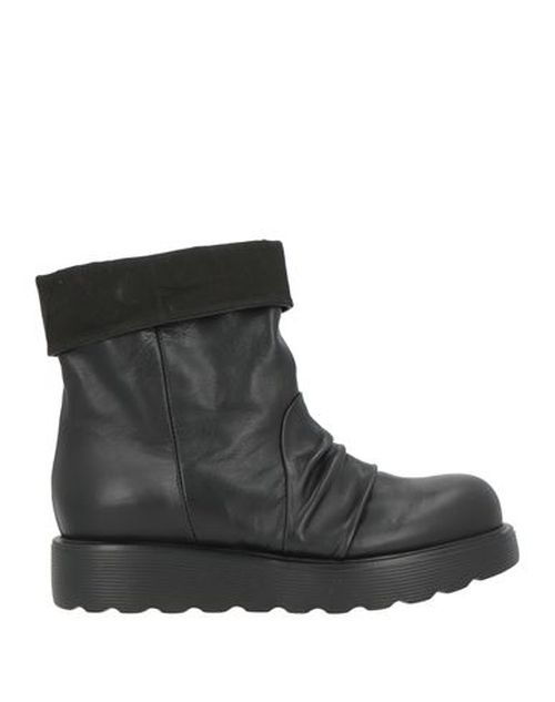 Woman Ankle boots Black Size 4 Synthetic material