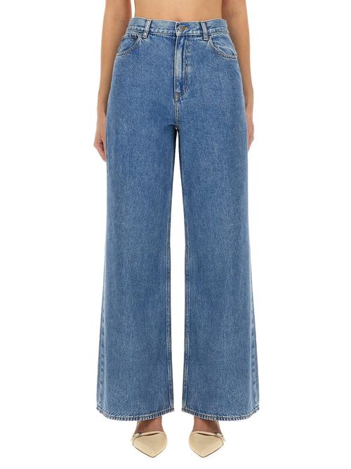 High-Waisted Wide-Leg Pant in Relaxed Denim