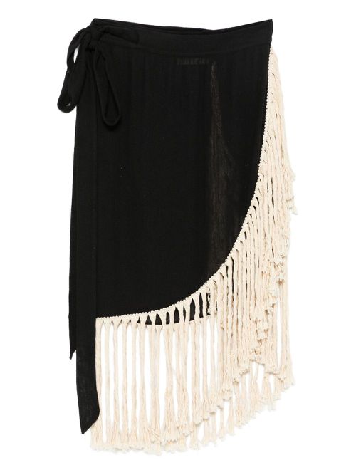 Maya wrap skirt - Black