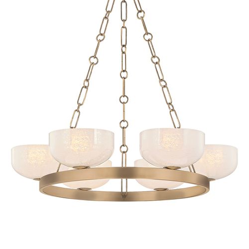 Patina Brass Chandelier from the Caelum Collection