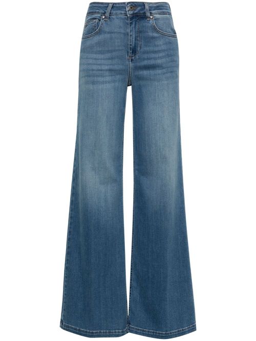 Mid-rise flared jeans - Blue