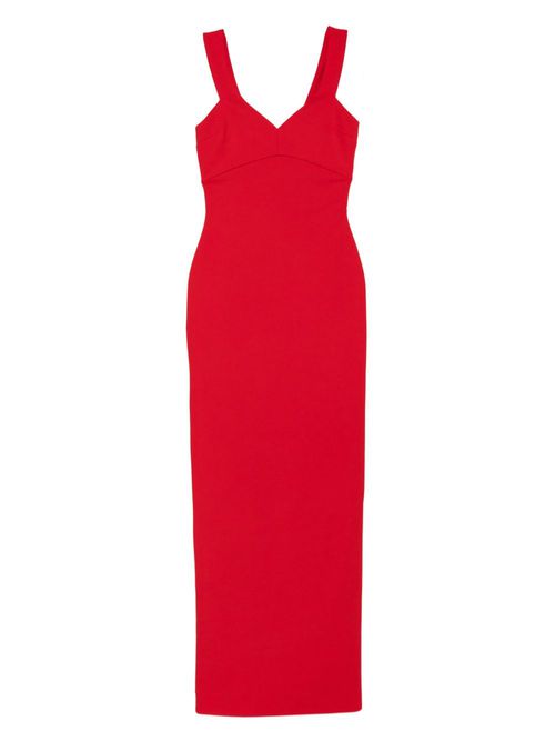 Nalani V-neck maxi dress - Red