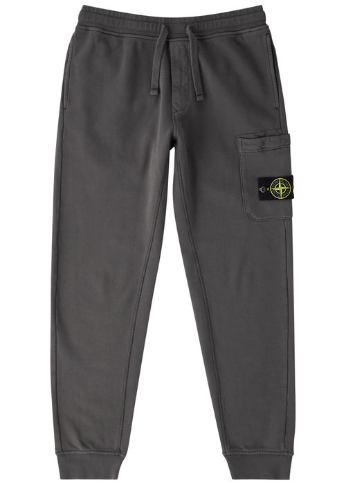 Stone Island Logo Cotton Sweatpants