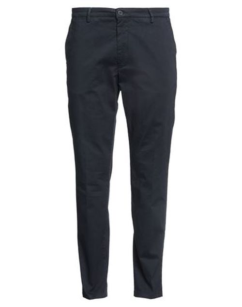 Man Pants Navy Size 28 Cotton, Elastane